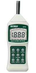 EXTECH 407750: Sound Level Meter with PC Interface - Click Image to Close